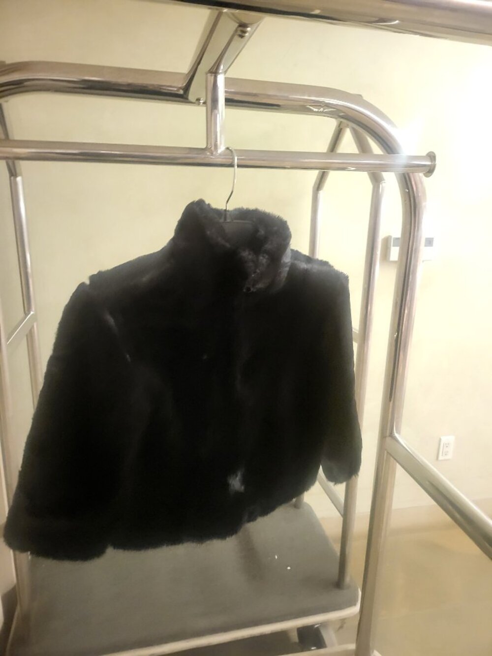 Vintage Little Girls Gap Fur Jacket - Picture 6 of 15